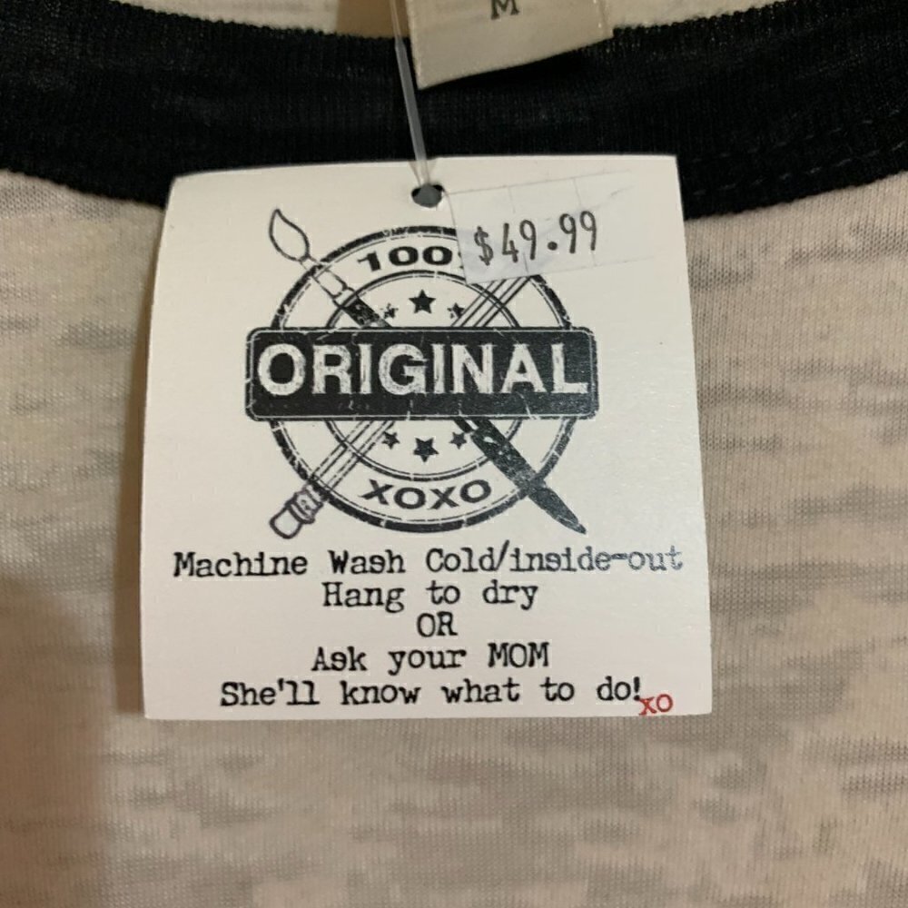 XOXO Art & Co. Graphic Design Jersey Crew Neck. "Follow Your Arrow" Size Medium - Picture 5 of 7